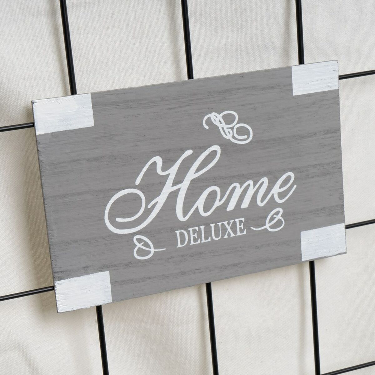 Cesto para la Ropa Gris Poliéster Hierro Madera MDF 800 ml 2 L 3 L 6 L 1,2 L 42 x 31 x 54 cm