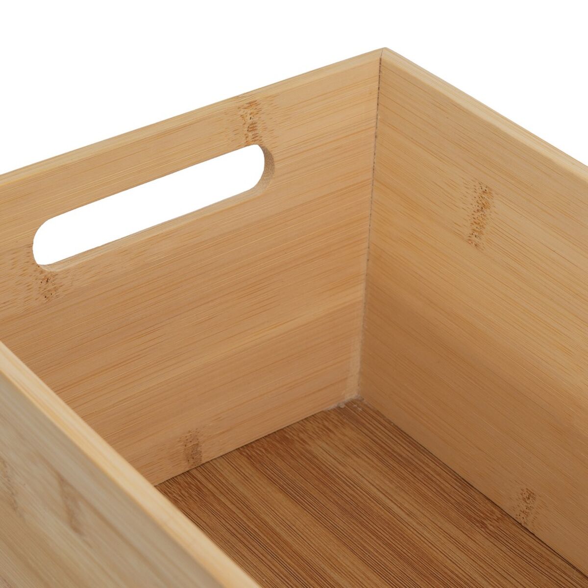 Cesta Multiusos Natural Bambú Madera MDF 7 L 30 x 20 x 13 cm