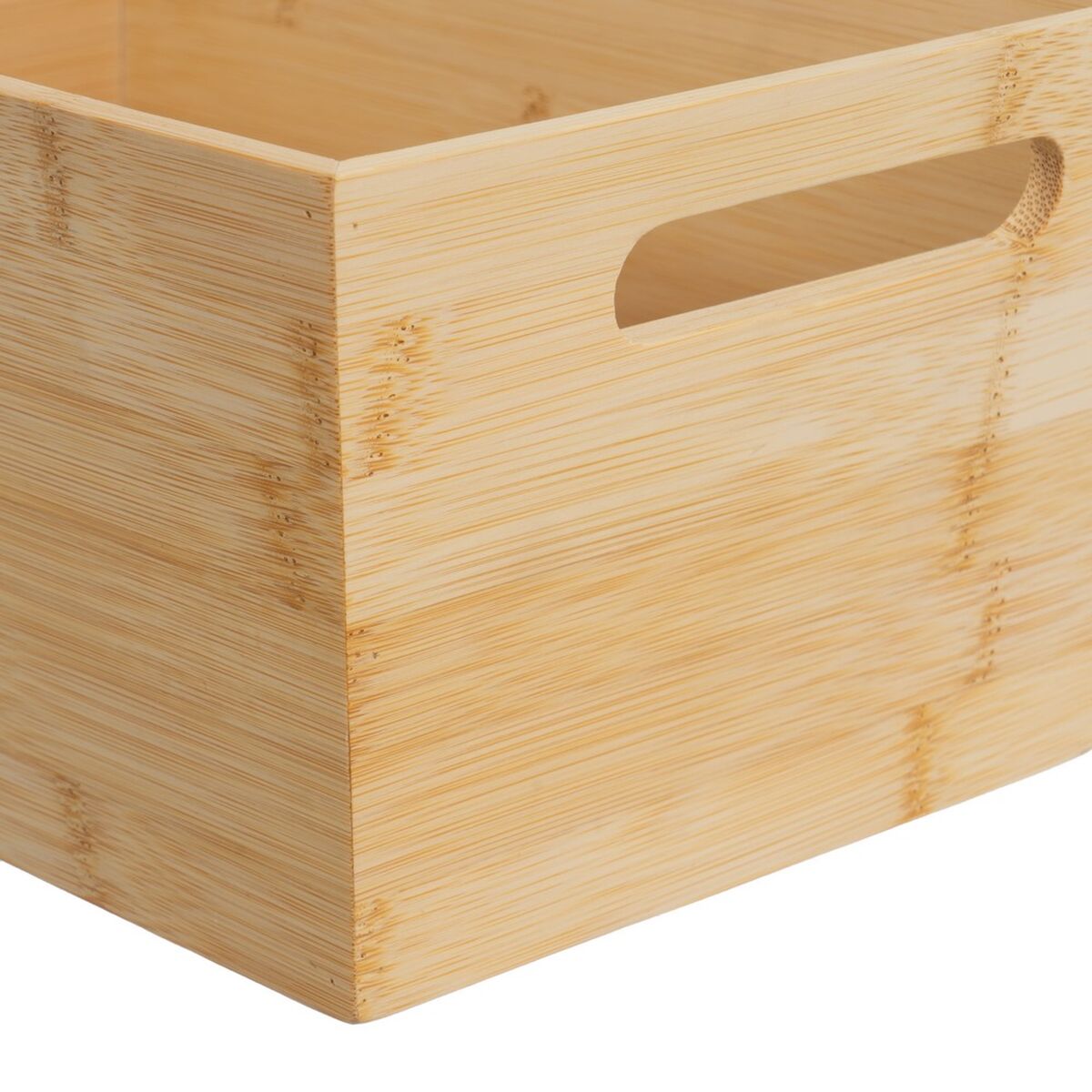 Cesta Multiusos Natural Bambú Madera MDF 7 L 30 x 20 x 13 cm