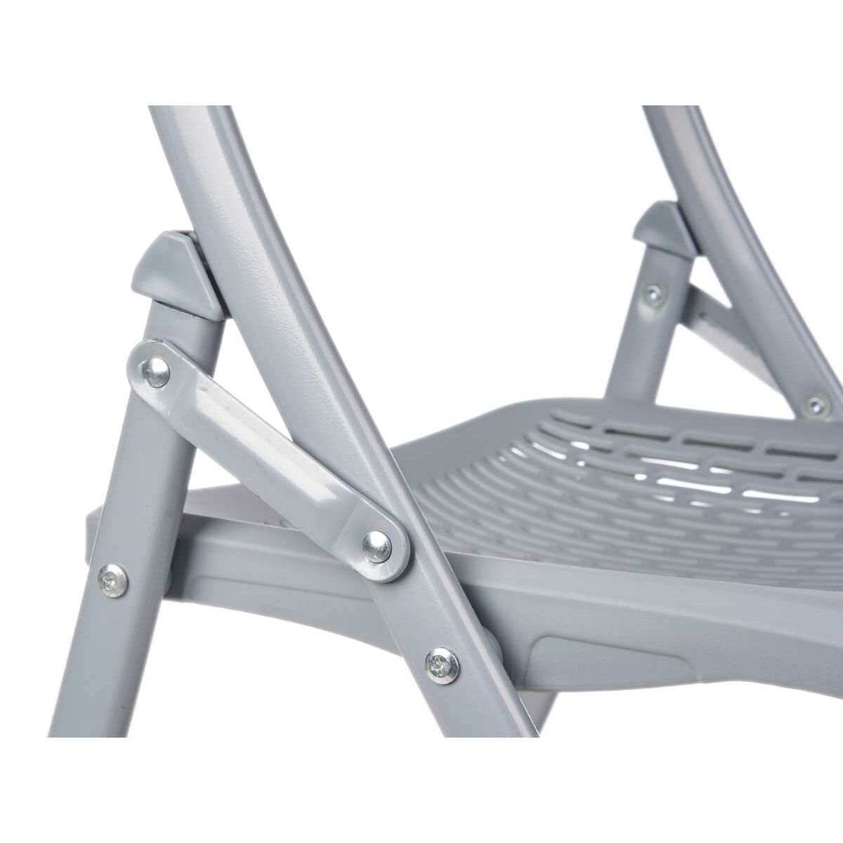 Silla Plegable Gift Decor Gris 59 x 50 x 82 cm 108 x 13,5 x 50 cm (4 Unidades)