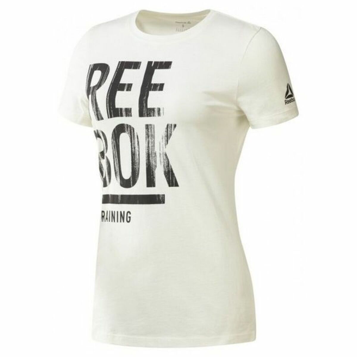 Camiseta de Manga Corta Mujer Reebok Training Split Tee Blanco