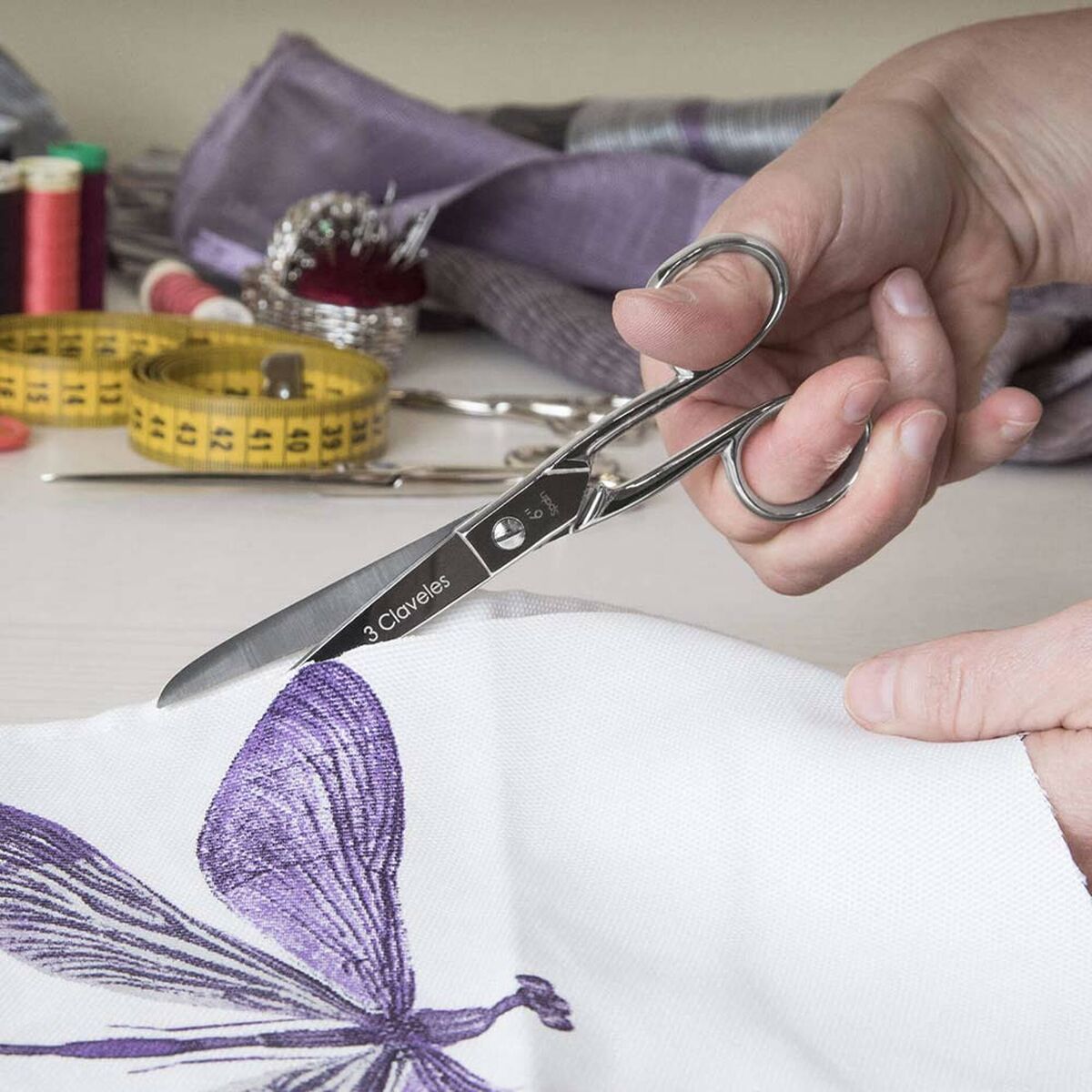 Tijeras de Costura 3 Claveles 6" 15 cm Catalana