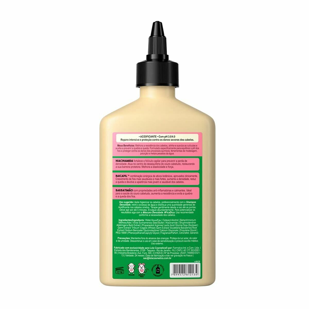 Acondicionador Reparador Lola Cosmetics Densidade 250 g