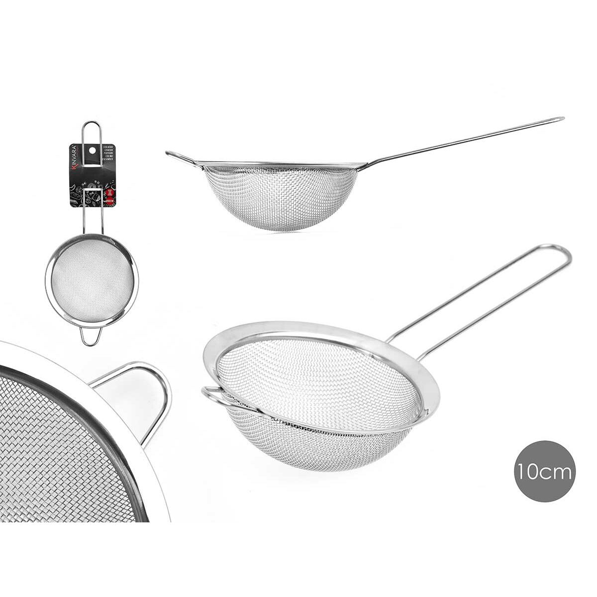 Colador Kinvara Metal Acero 10 x 23,5 x 4,5 cm (12 Unidades)