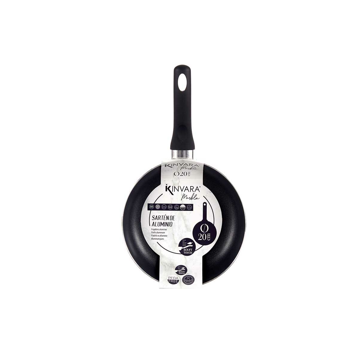 Sartén Kinvara Azul Aluminio 20,5 x 6,5 x 35,5 cm 6 Unidades