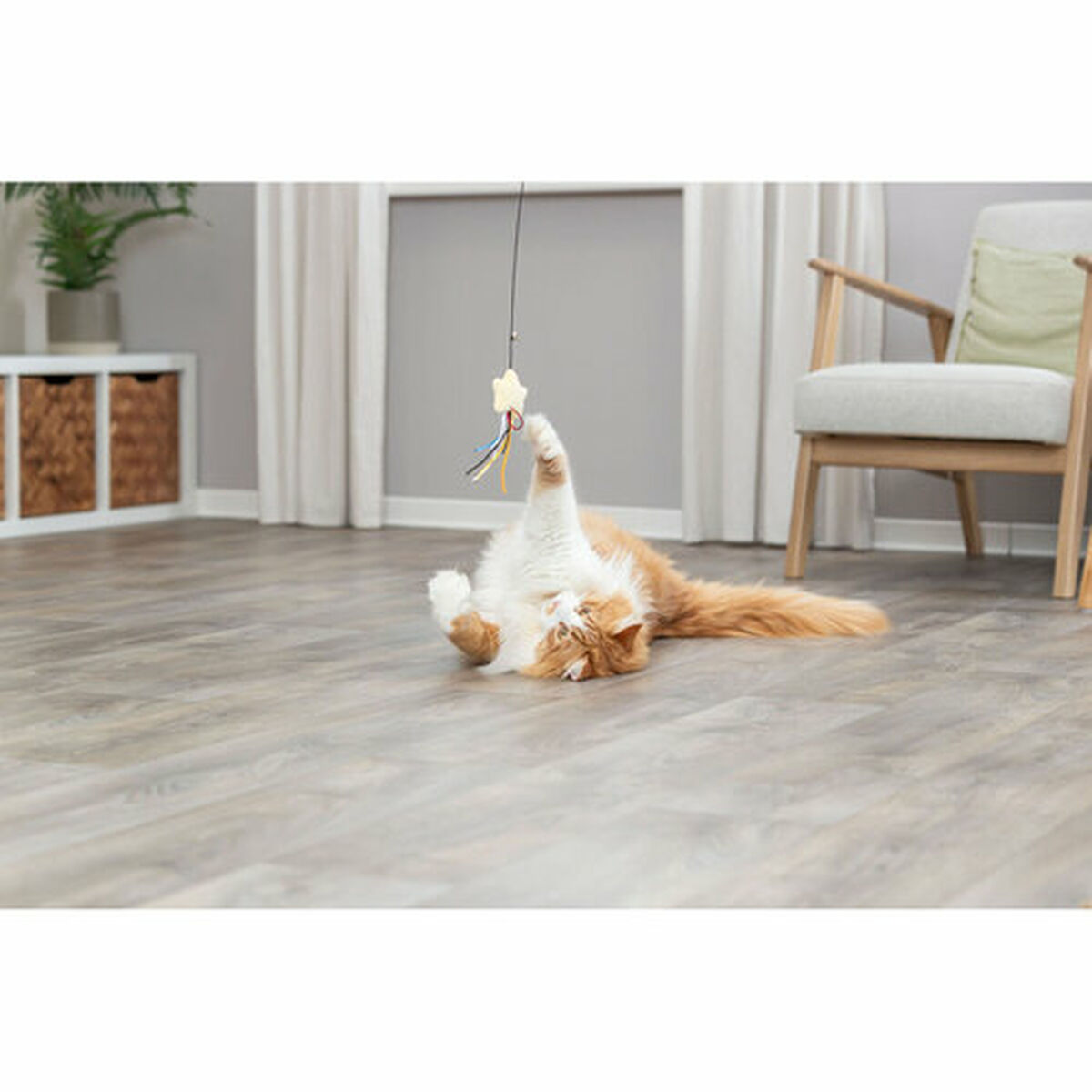 Juguete para gatos Trixie Poliéster Felpa Plástico