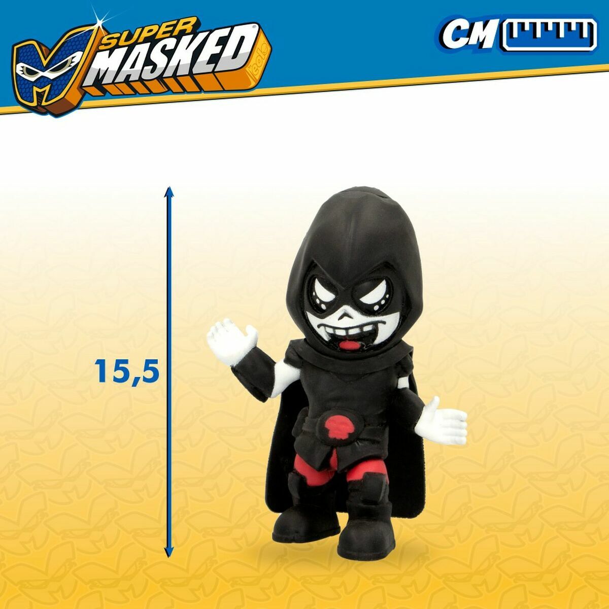 Figura de Acción Eolo Super Masked Whisper Elástico 12 Unidades