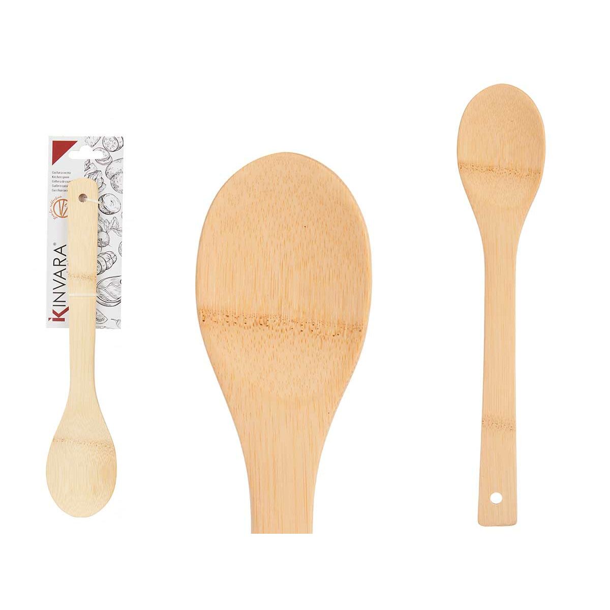 Cucharón Kinvara Bambú 6 x 30 x 0,8 cm 30 x 0,8 x 6 cm (12 Unidades)