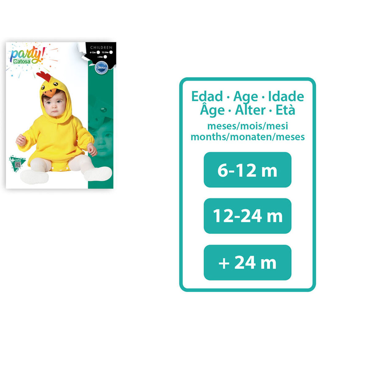 Disfraz para Bebés Pollo