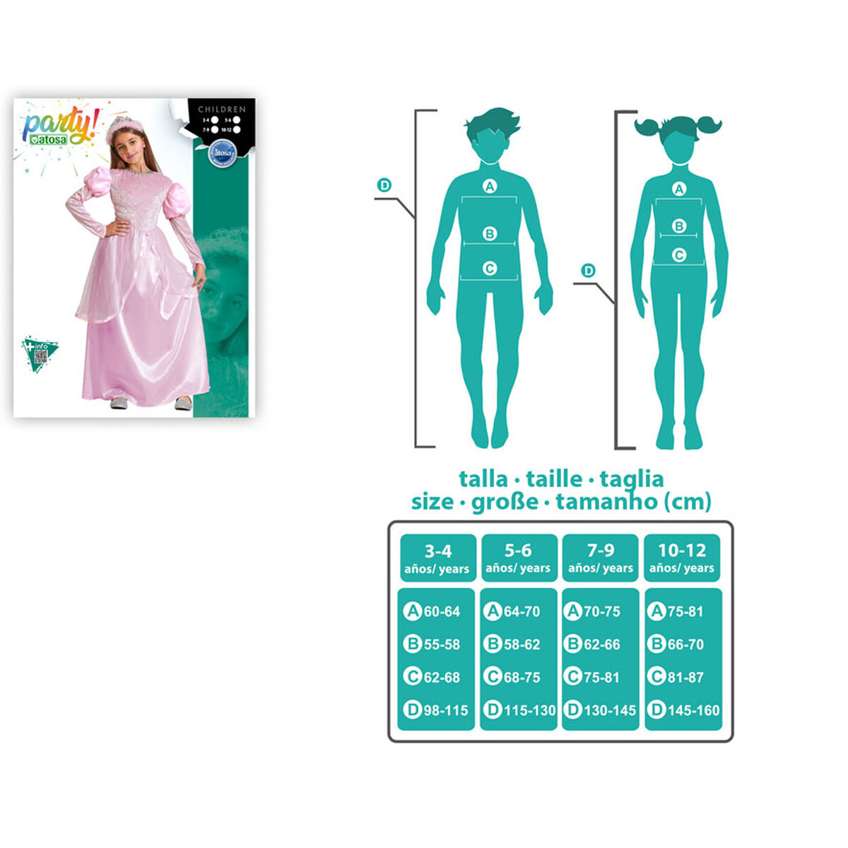 Disfraz para Niños Princesa