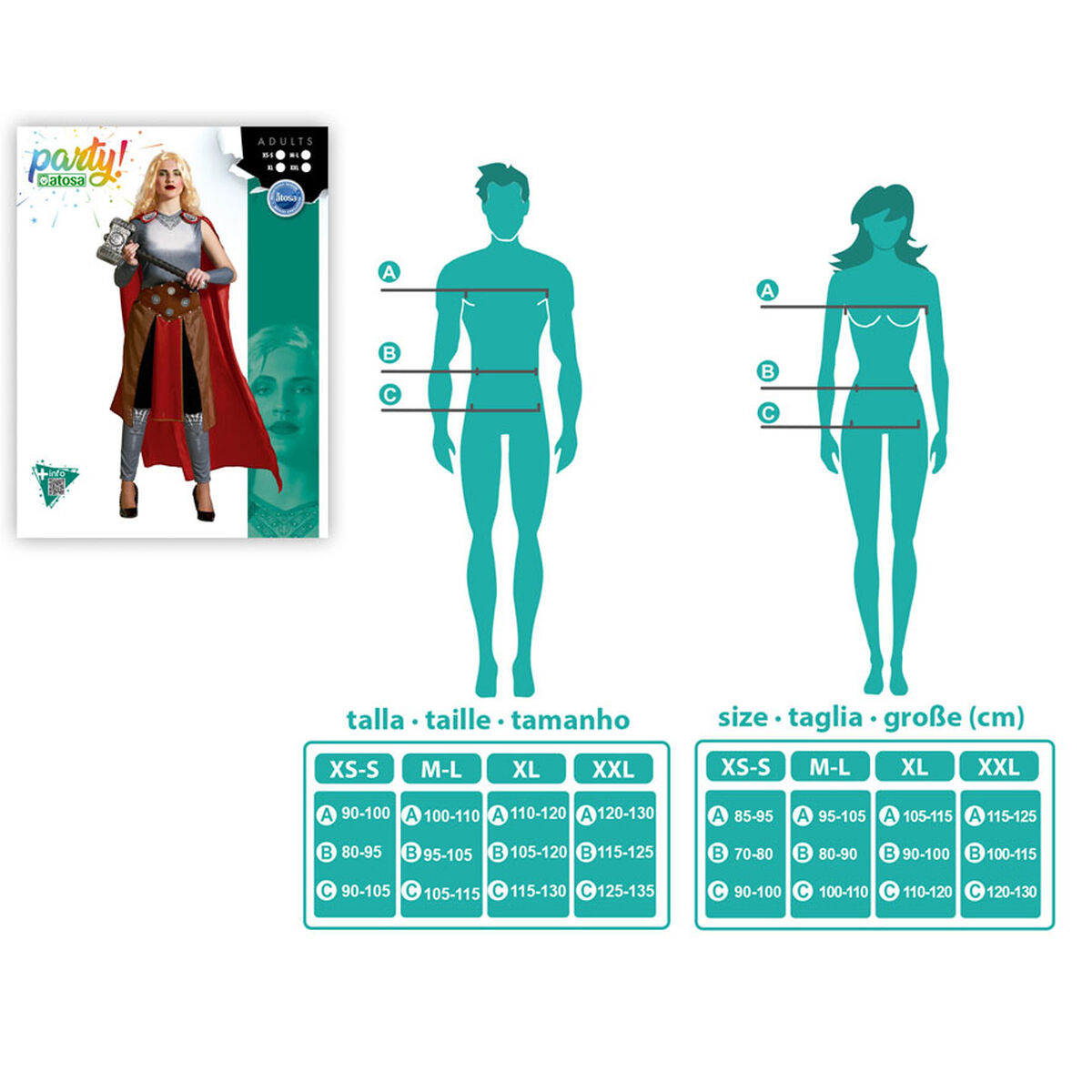 Disfraz para Adultos Superheroína