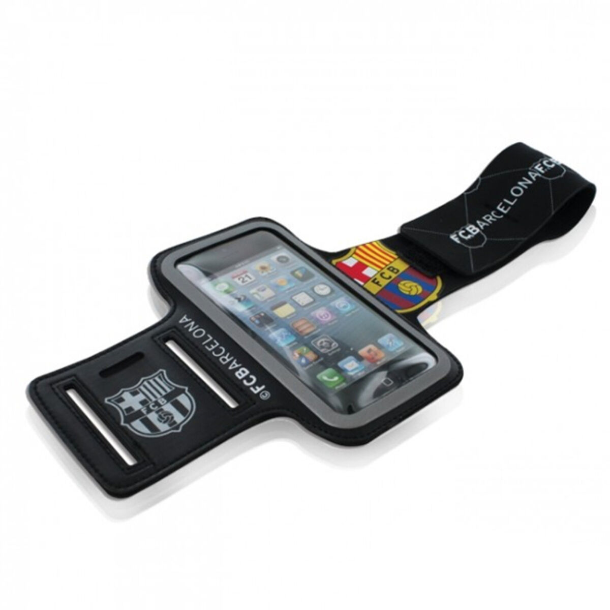 Brazalete Deportivo FC Barcelona Muvit BRFB001 Negro Plástico