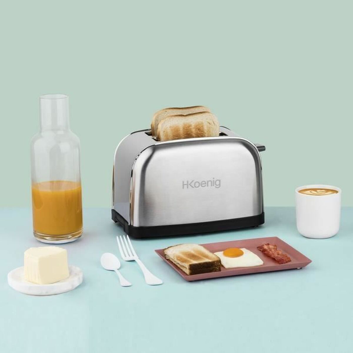 Tostadora Hkoenig Toas7 850 W Plateado