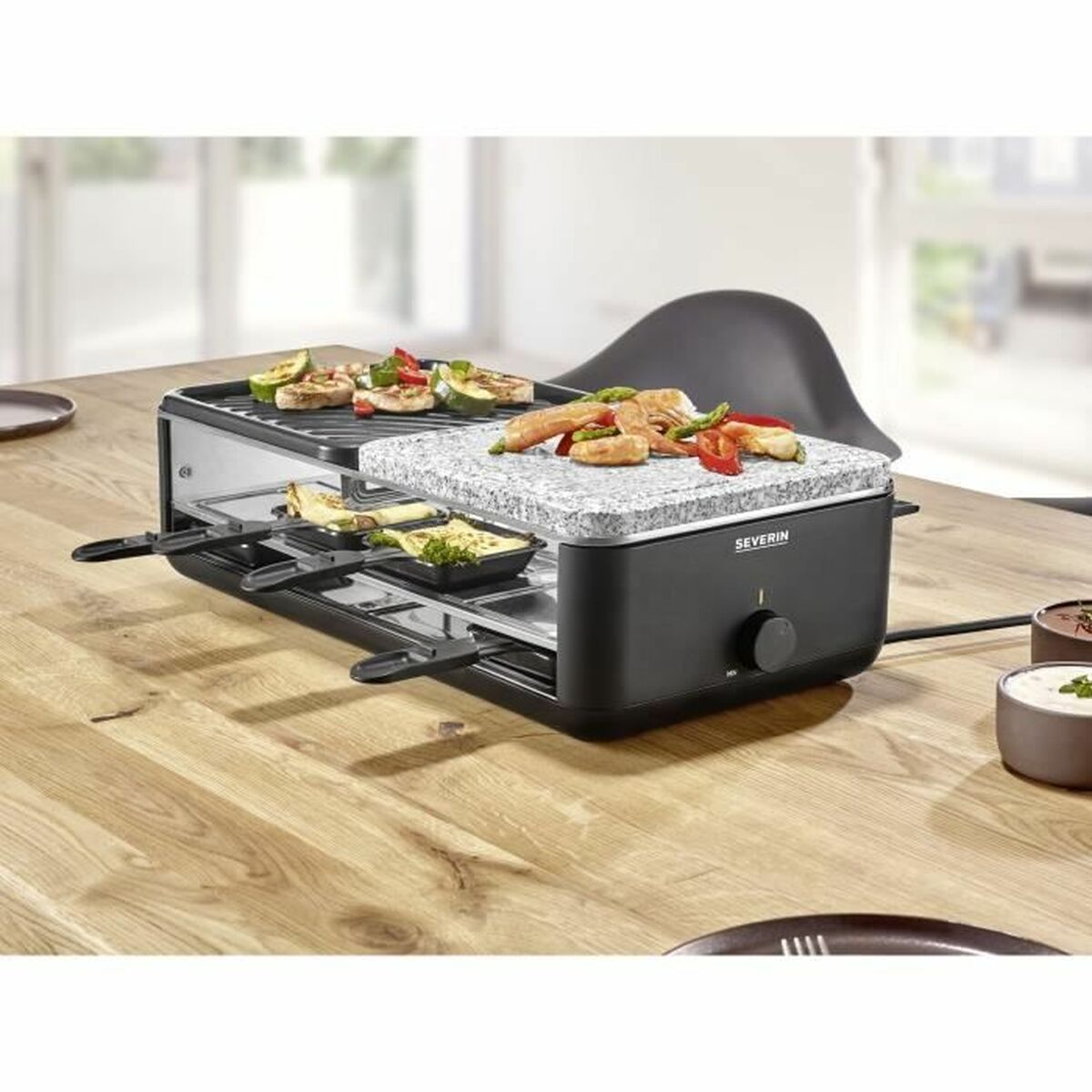 Raclette Severin RG2366 Negro noir 1300 W