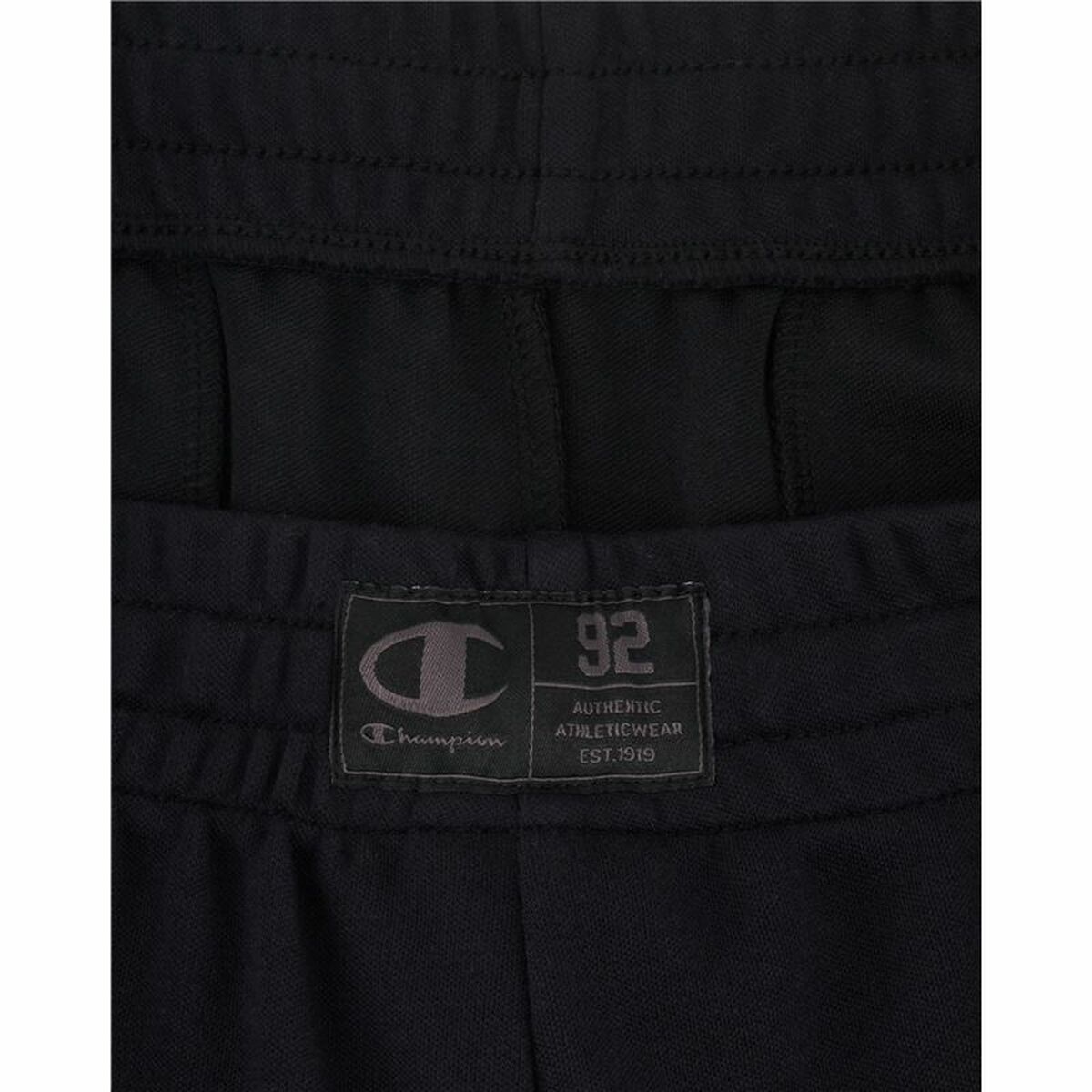 Pantalón de Chándal para Adultos Champion Rib Cuff Negro Hombre