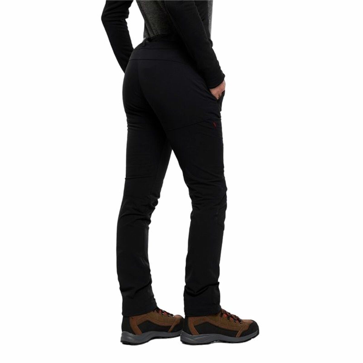 Pantalón Largo Deportivo Trangoworld Dunai Dr Negro Mujer