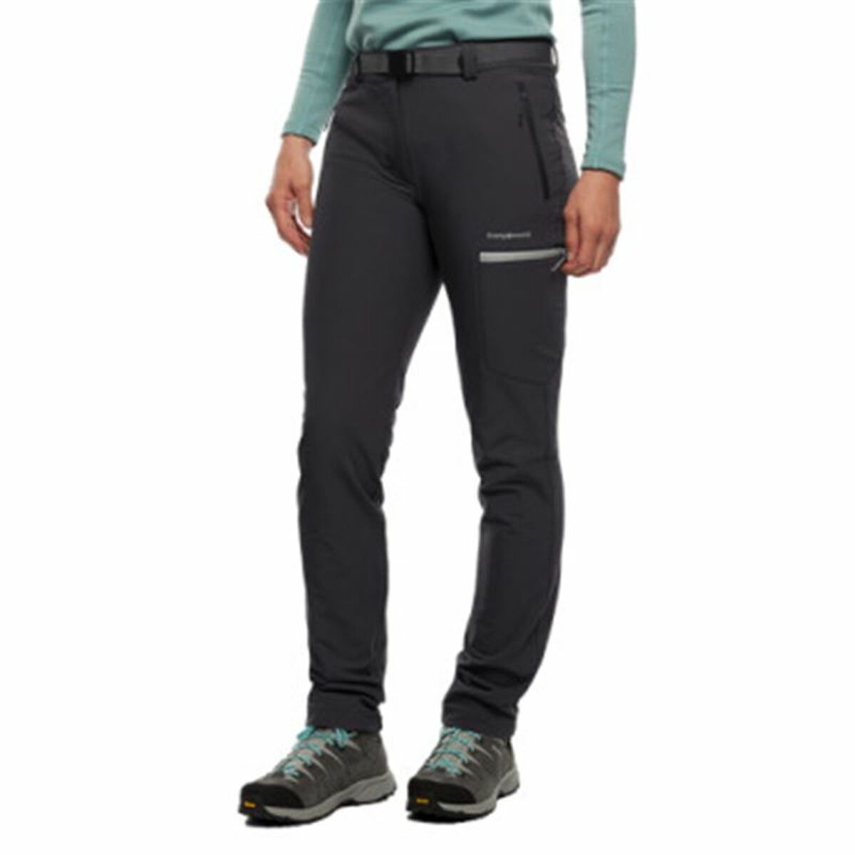 Pantalón Largo Deportivo Trangoworld Vivier Gris Mujer