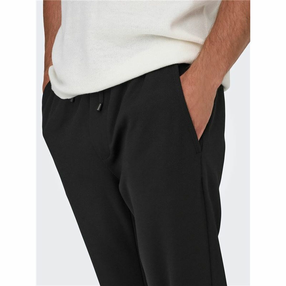 Pantalón de Chándal para Adultos Only & Sons Onslinus Crop Tap 0192 Negro Hombre