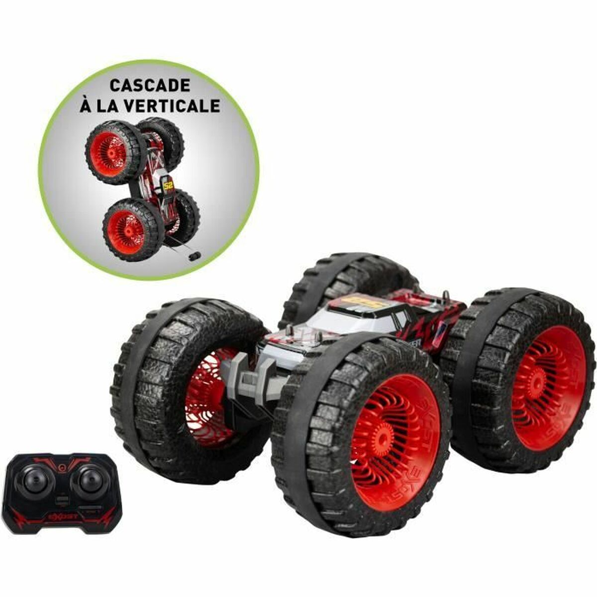 Coche Radio Control Exost Land Buster Rojo rouge