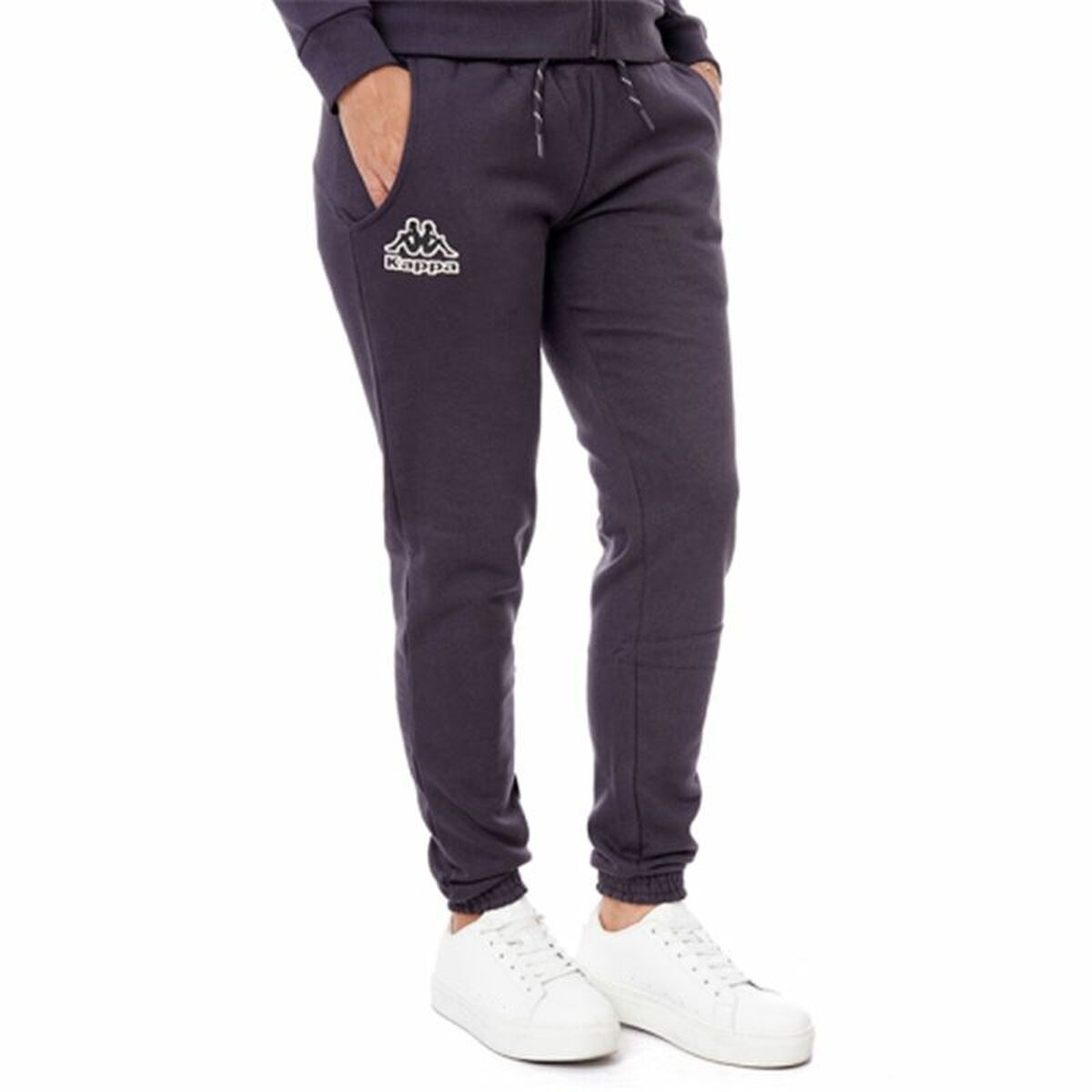 Pantalón Largo Deportivo Kappa Fres Pant Negro Mujer