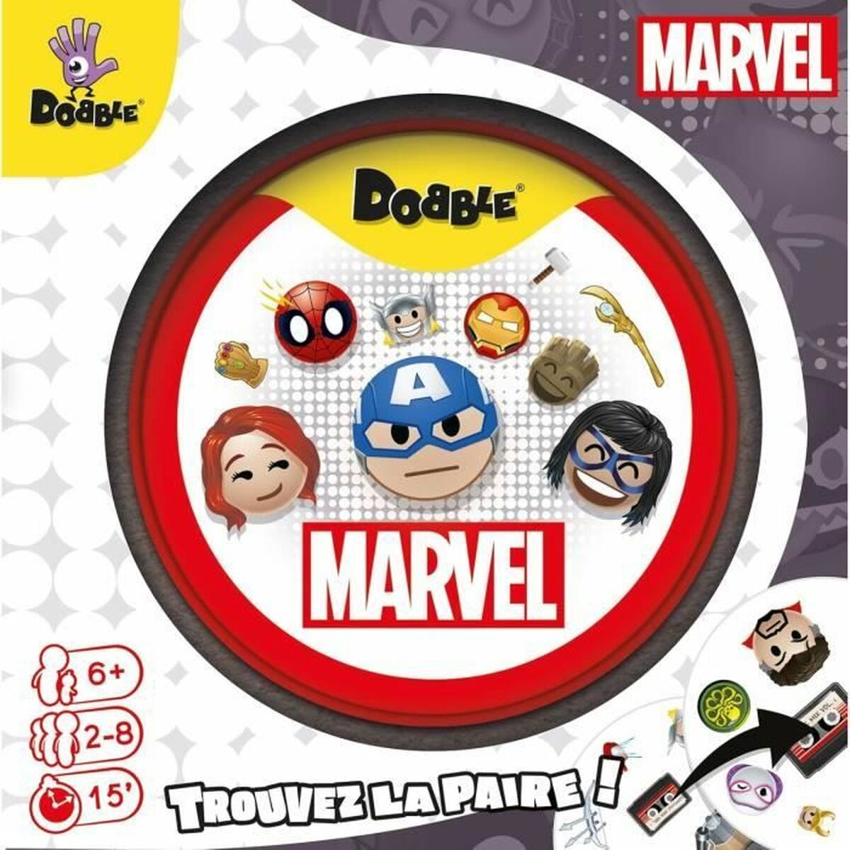 Juego Educativo Asmodee Dobble: Marvel