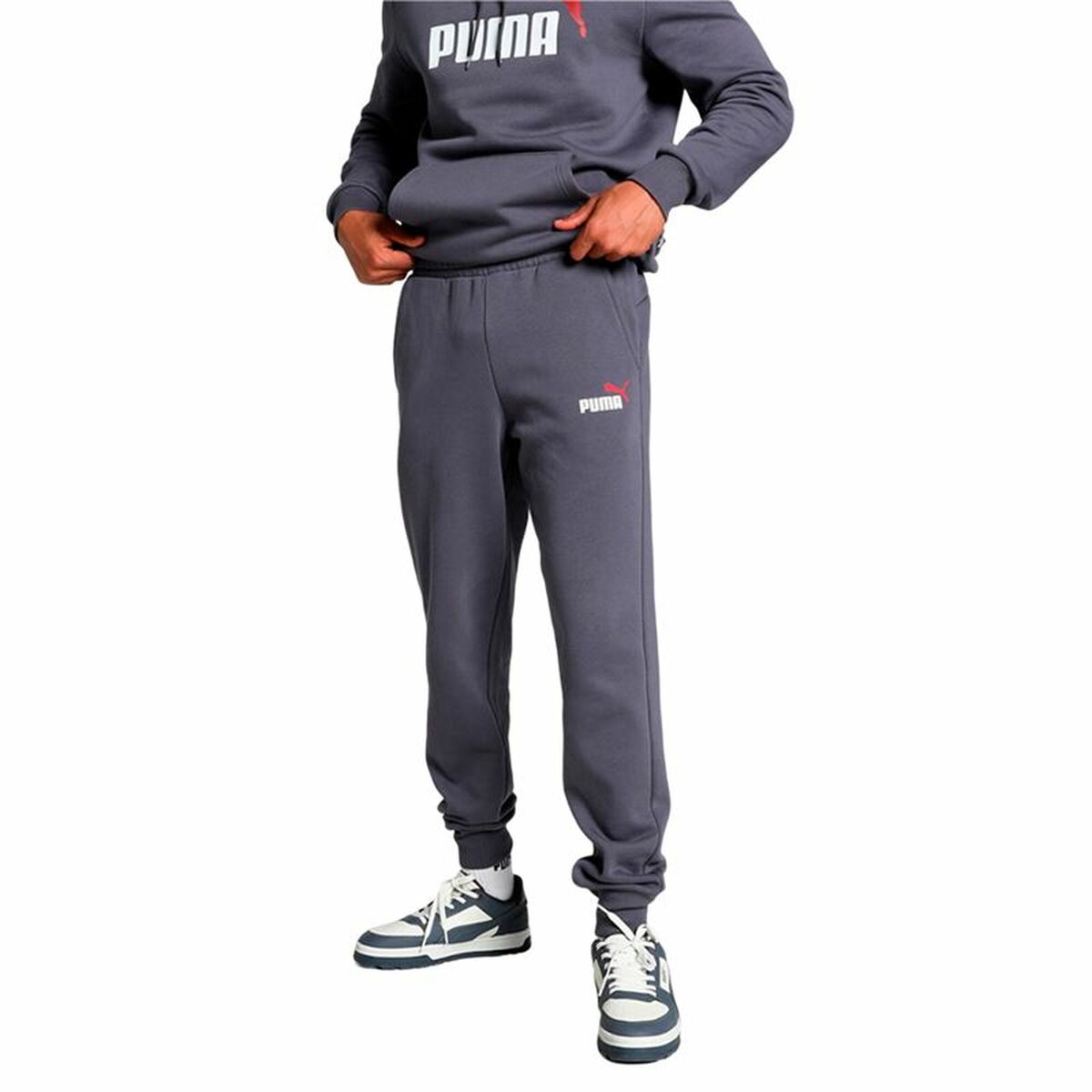 Pantalón de Chándal para Adultos Puma Ess+ 2 Gris oscuro Hombre
