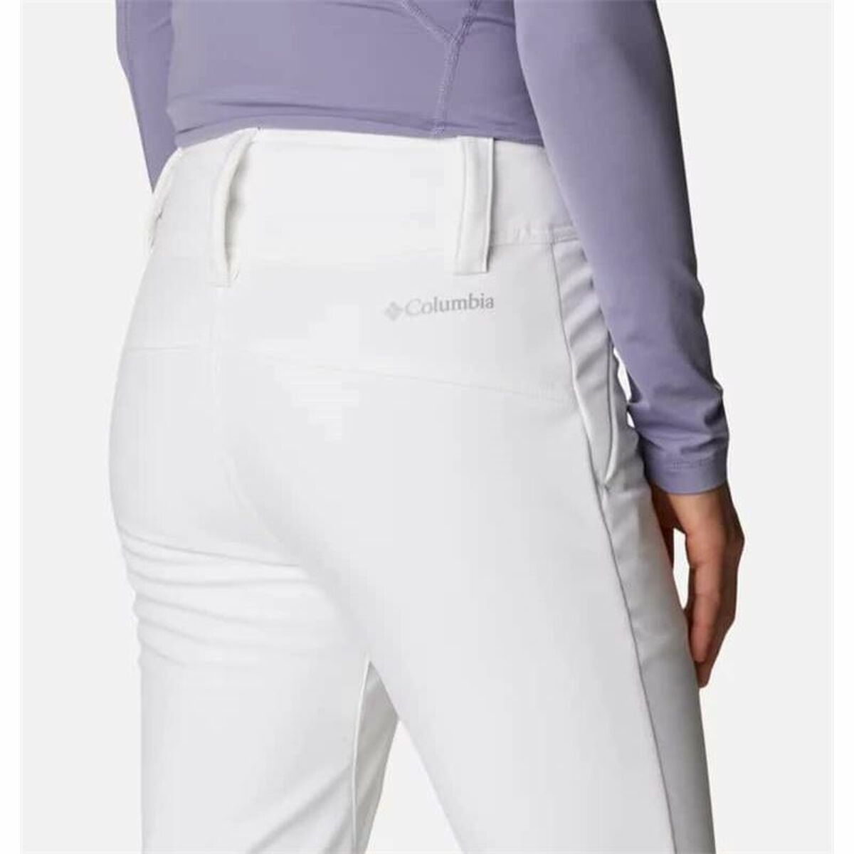 Pantalón Largo Deportivo Columbia Roffee Ridge™ VI Blanco Mujer