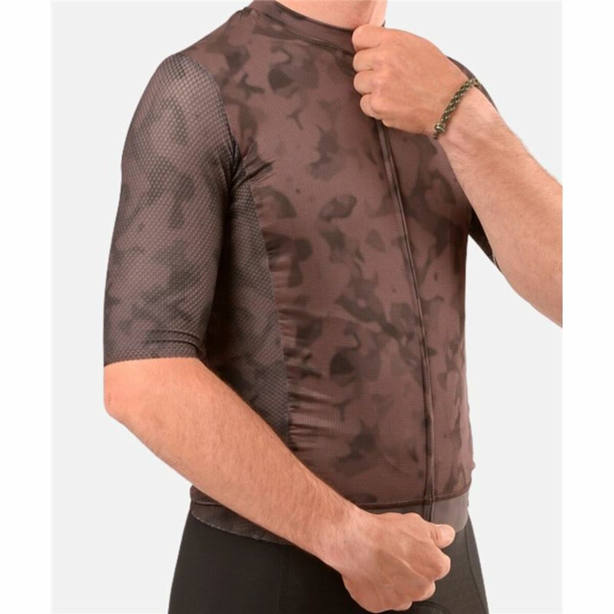 Maillot de ciclismo Hemon Prestiggio Marrón