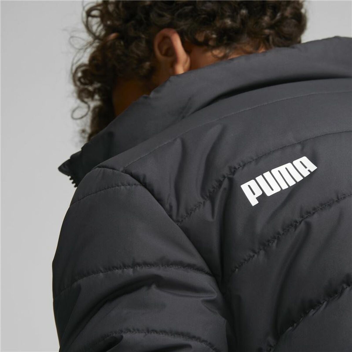 Chaqueta Deportiva para Niños Puma Essentials Padded Negro