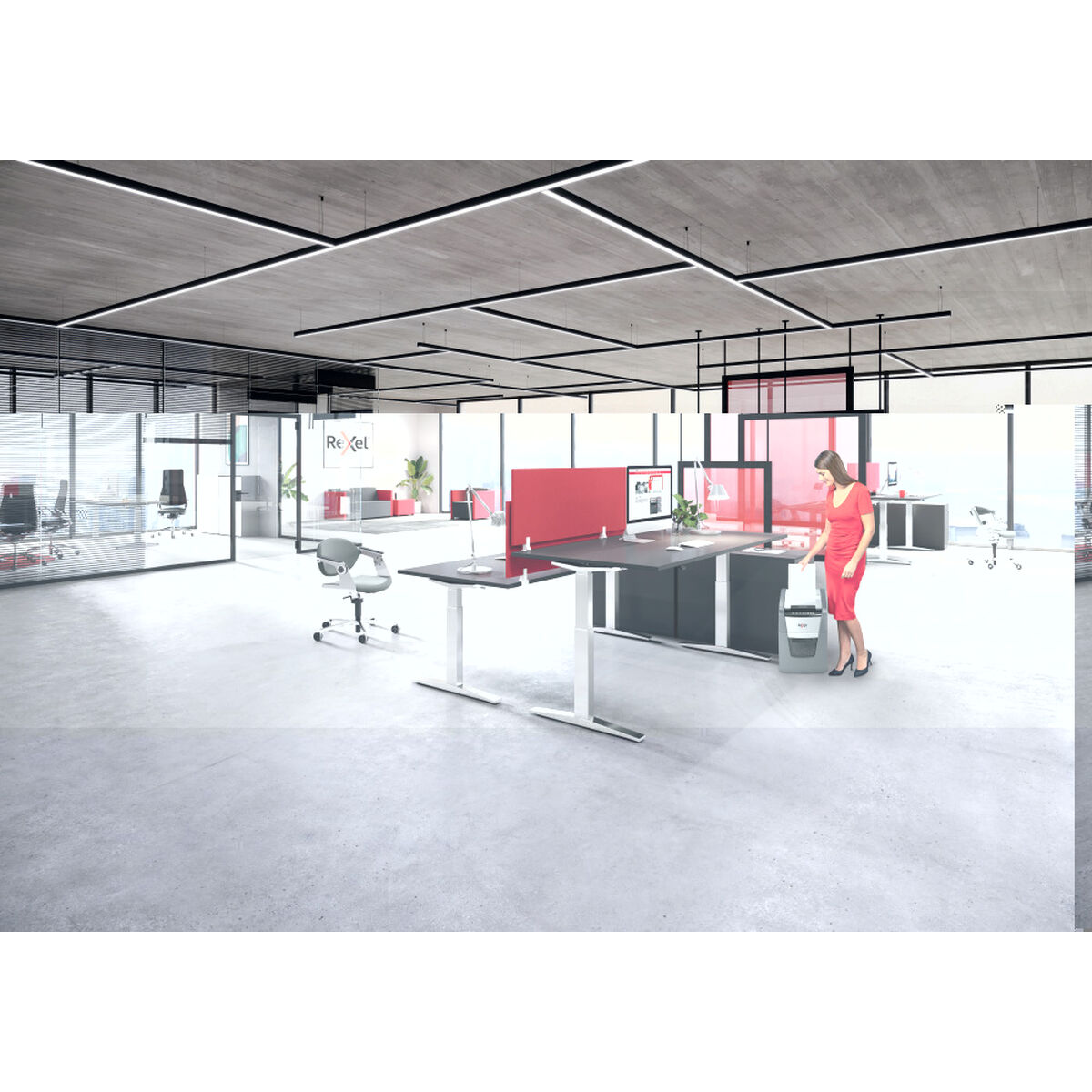 Trituradora de Papel Micro Corte Rexel Optimum Auto+ 100M Micro corte P-5 (2 x 15 mm)