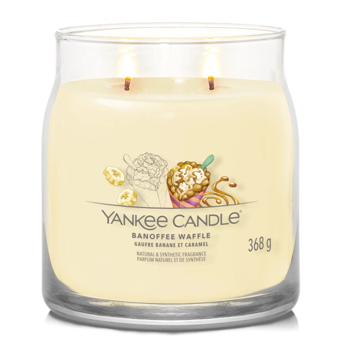 Vela Perfumada Yankee Candle Banoffee Waffle 368 g