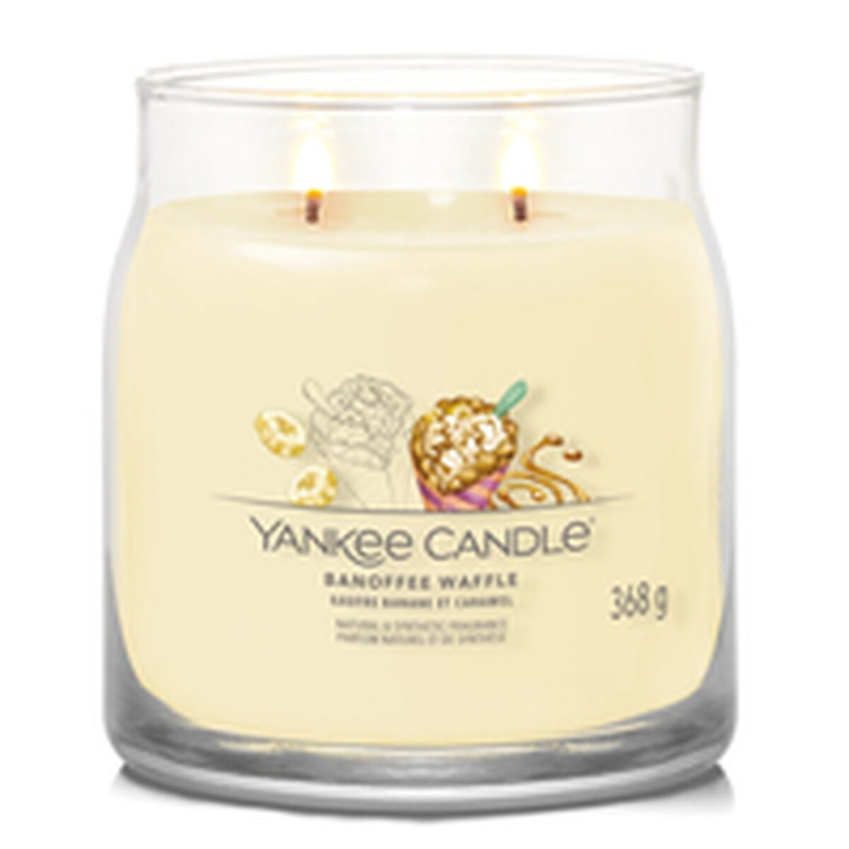 Vela Perfumada Yankee Candle Banoffee Waffle 368 g