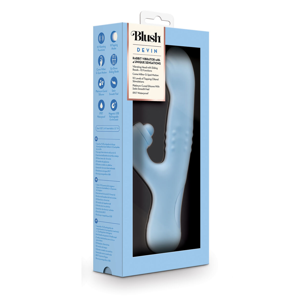 Vibrador Punto G Blush Azul