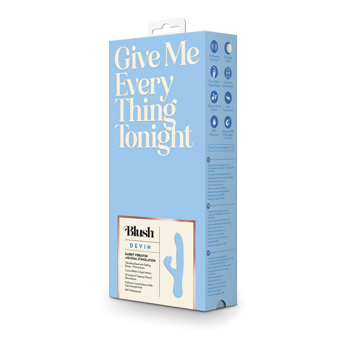 Vibrador Punto G Blush Azul