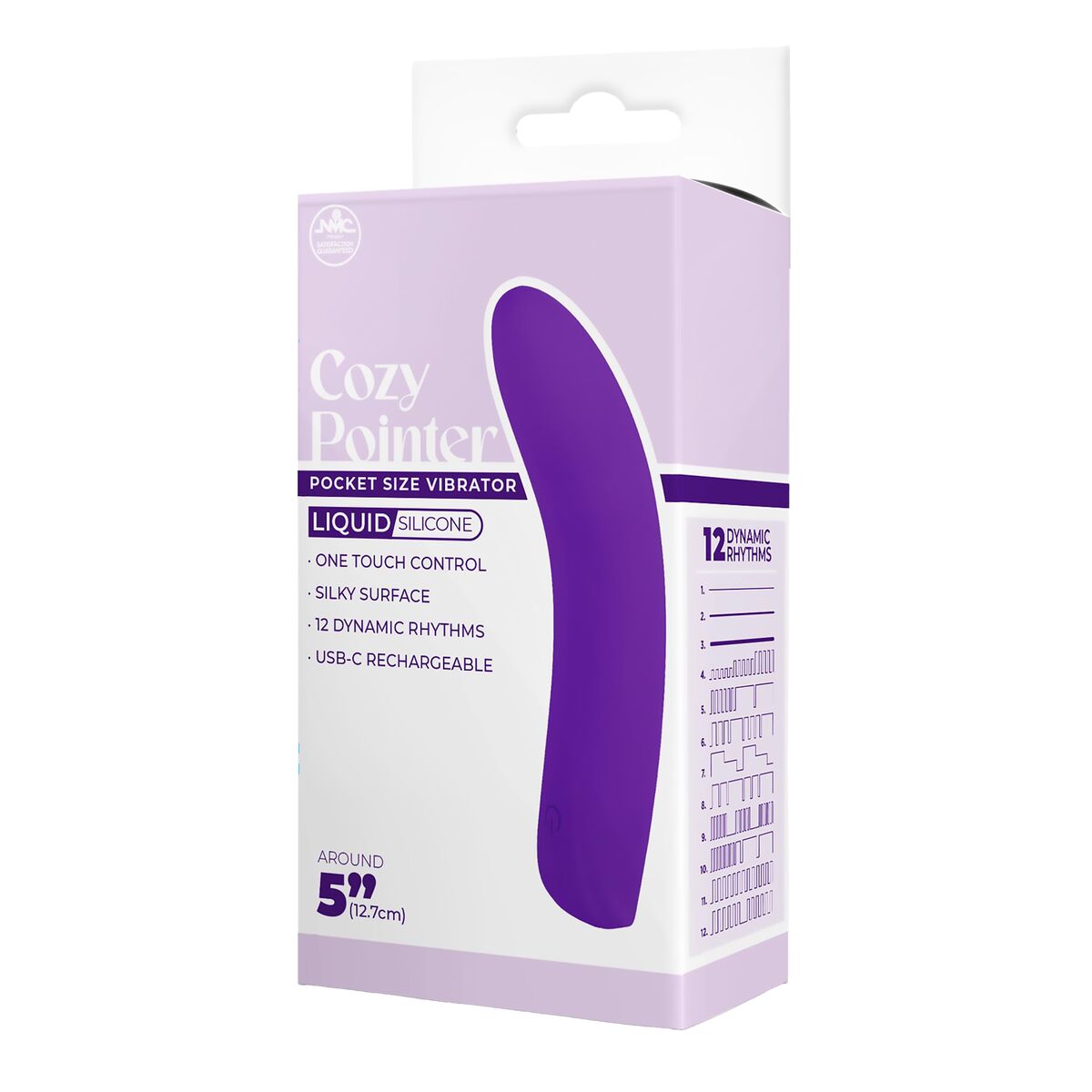 Vibrador Punto G NMC Morado 12,7 cm