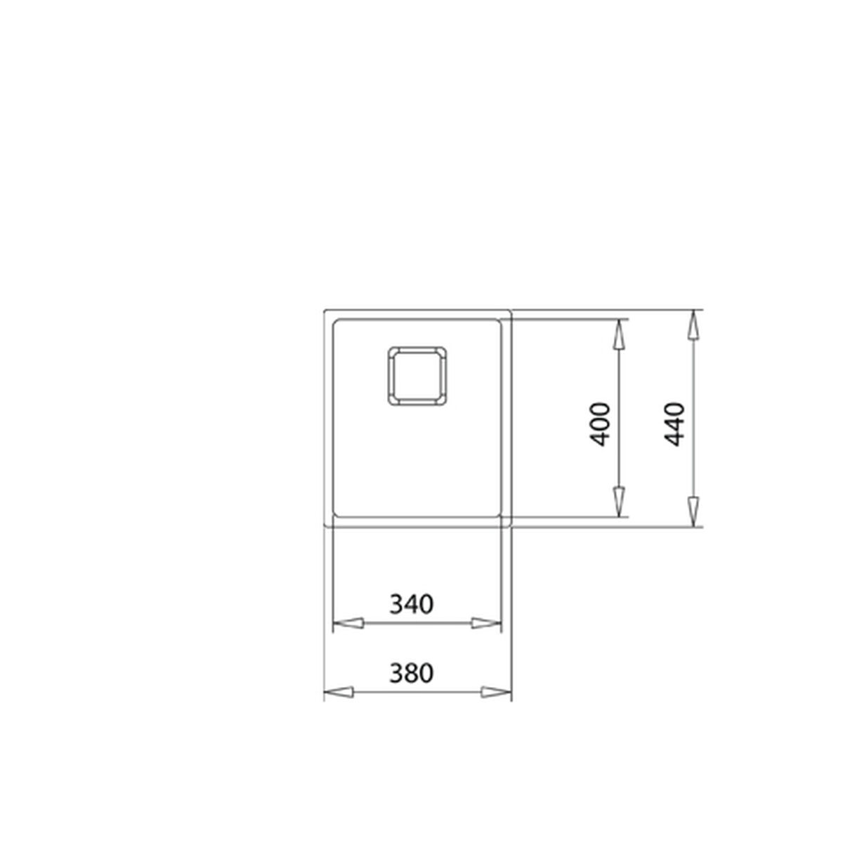 Fregadero de Un Seno Teka RS1S Gris