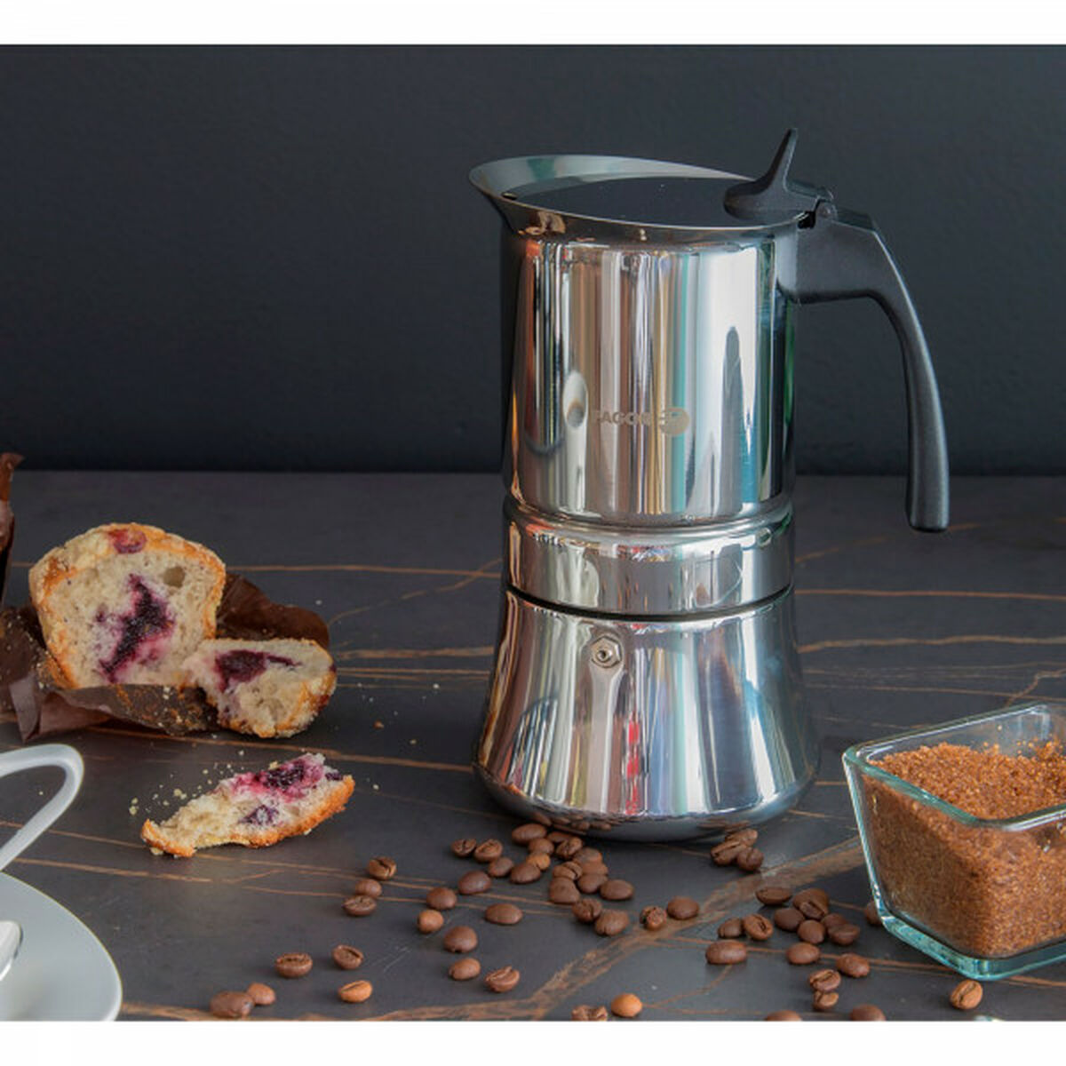 Cafetera Italiana Fagor Acero Inoxidable