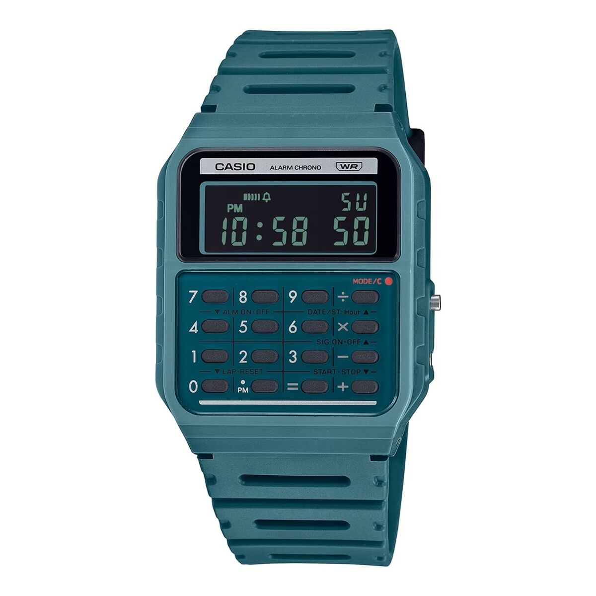 Reloj Hombre Casio CALCULATOR EDGY COLLECTION - FOREST GREEN