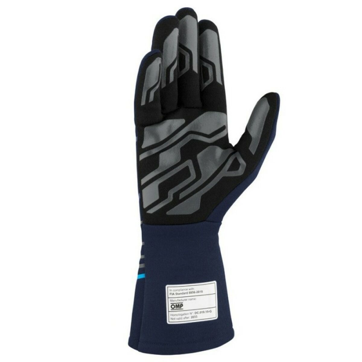 Guantes de Karting OMP MY2025 Azul Azul marino FIA 8856-2018