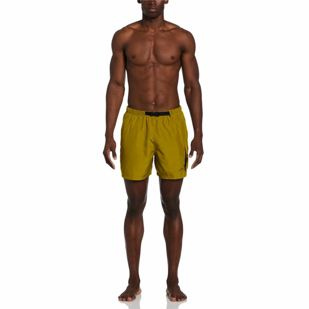 Bañador Hombre Nike  5" Volley Amarillo