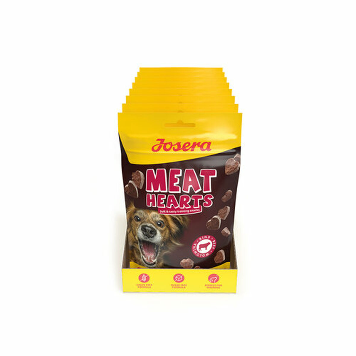 Snack para Perros Josera Meat Hearts Ternera 70 g
