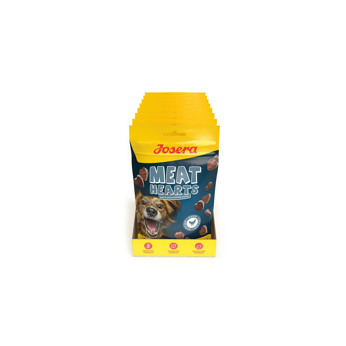 Snack para Perros Josera Meat Hearts Pollo 70 g