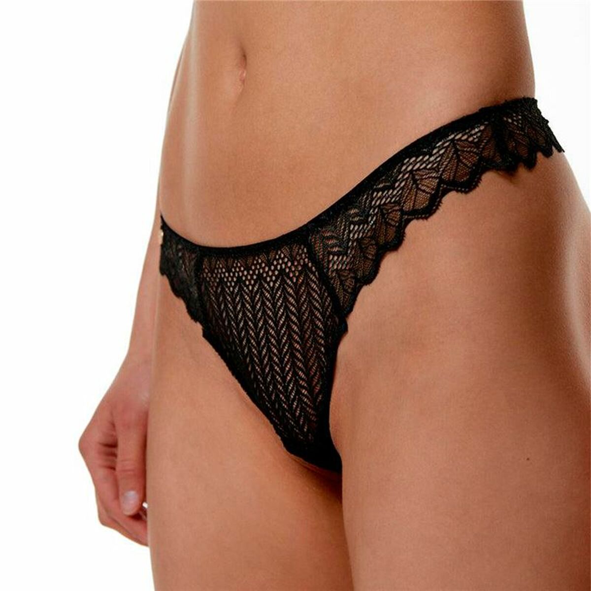 Tanga Black Limba Binia  Negro
