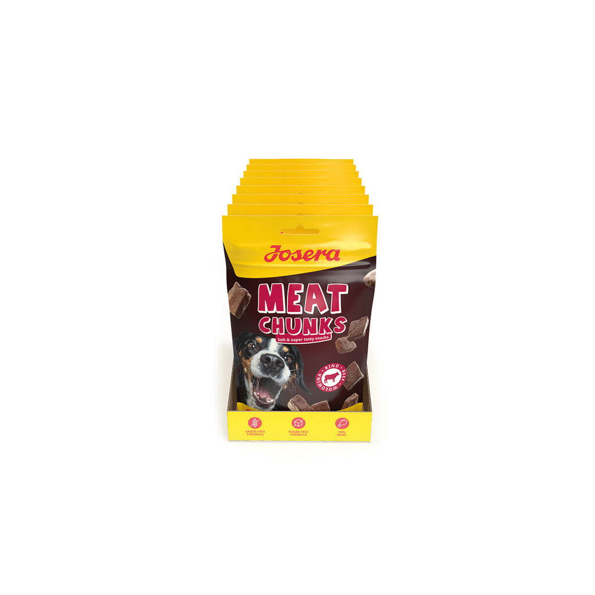 Snack para Perros Josera Meat Chunks Ternera 70 g