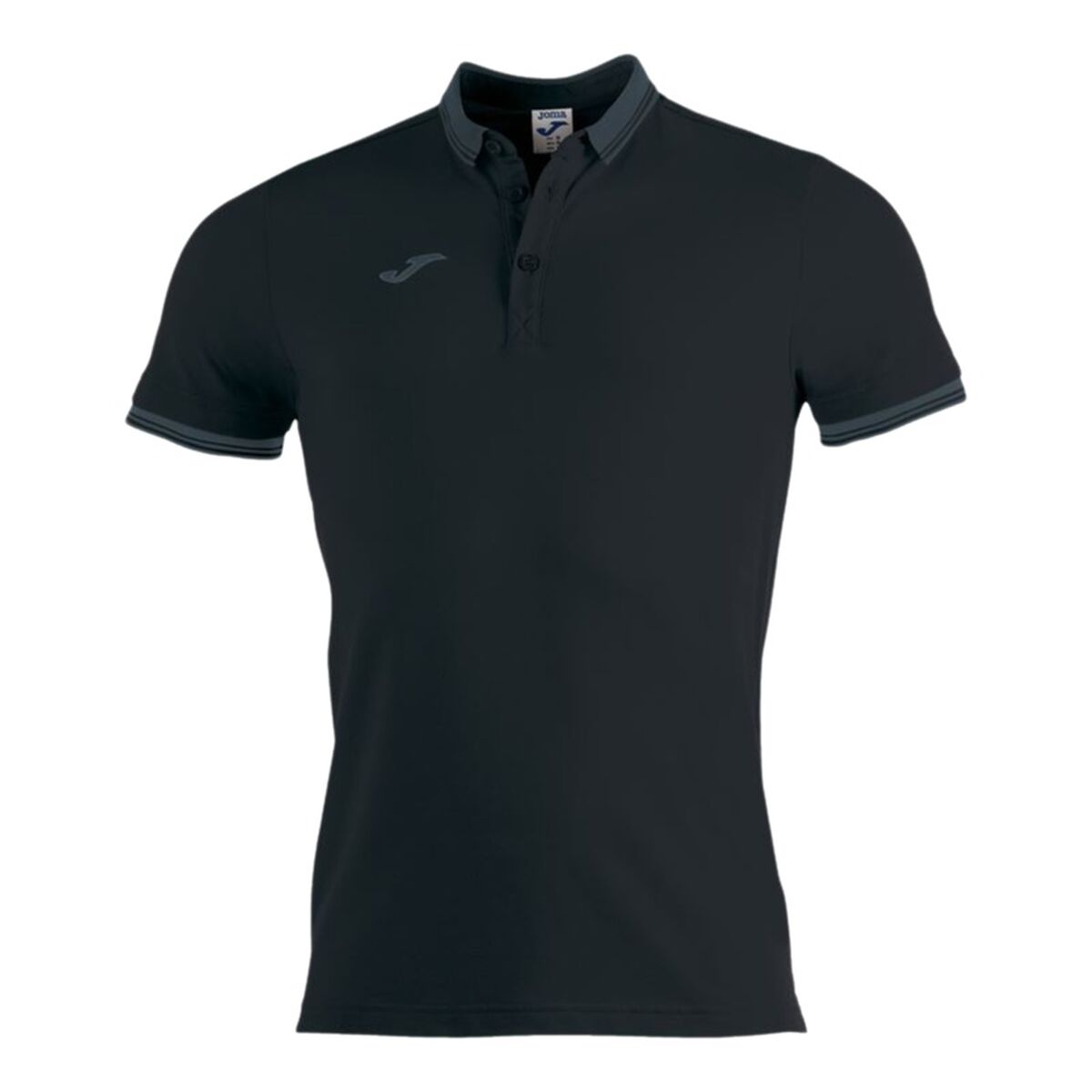 Polo de Manga Corta Hombre Joma Sport Bali II Negro