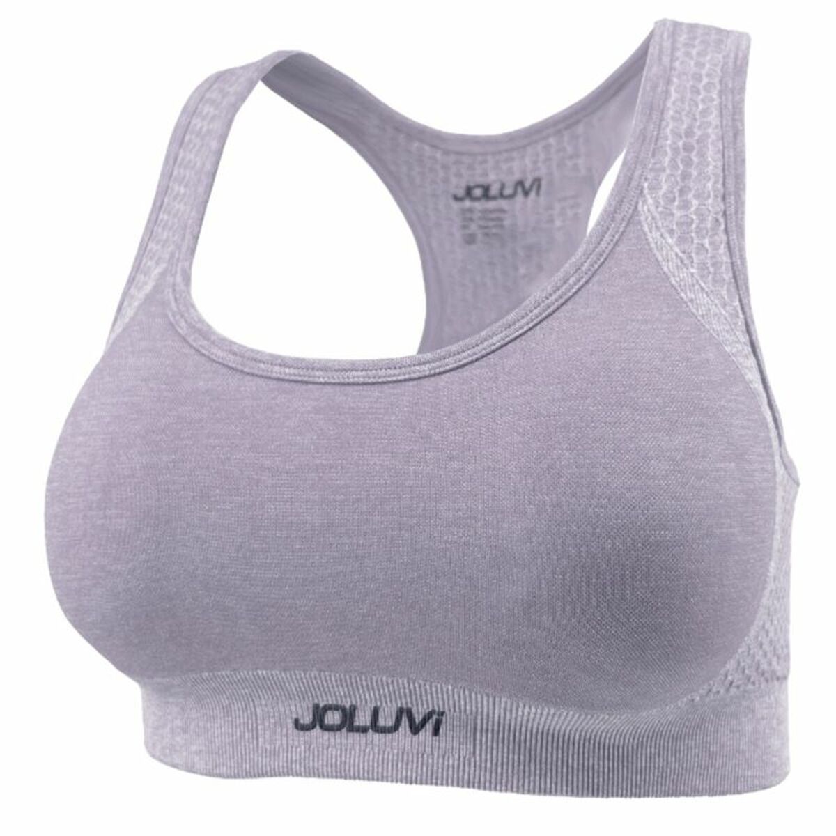 Sujetador Deportivo Joluvi Fitness  Lila