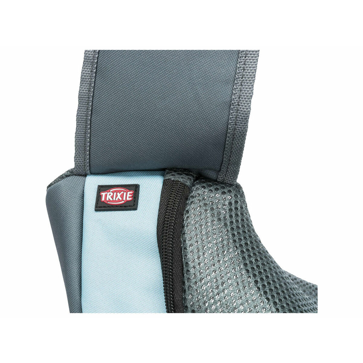 Bolso Bandolera para Mascotas Trixie Sling Azul claro Gris claro Poliéster 5 × 25 × 18 cm