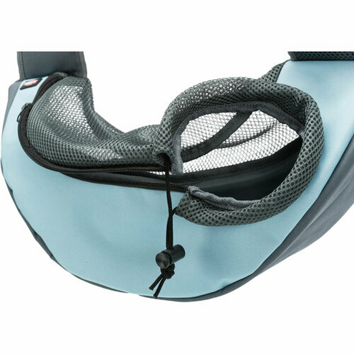 Bolso Bandolera para Mascotas Trixie Sling Azul claro Gris claro Poliéster 5 × 25 × 18 cm
