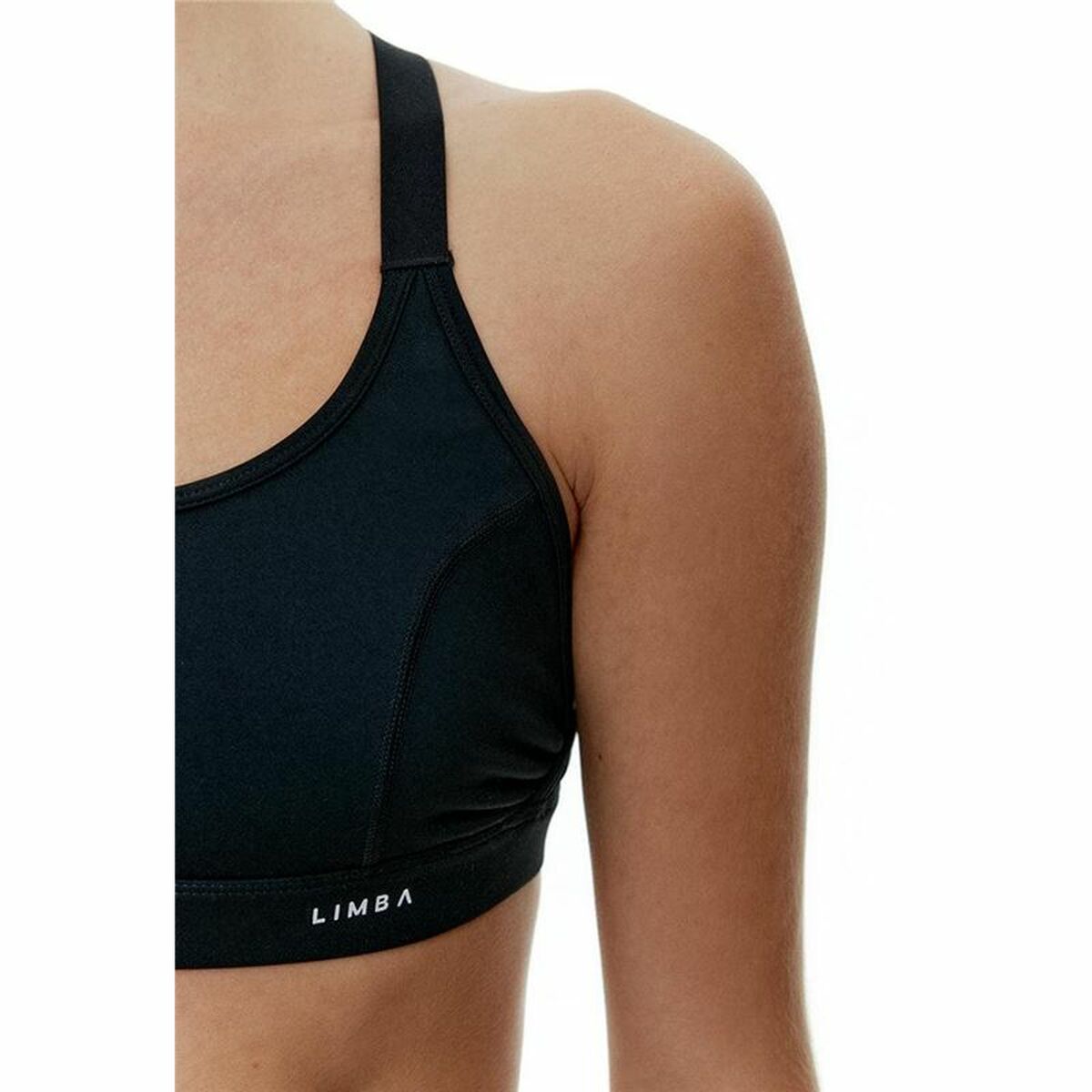 Top Deportivo de Mujer Black Limba Skyline Mesh Negro