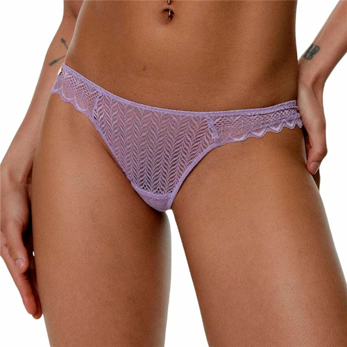 Tanga Black Limba Binia  Violeta